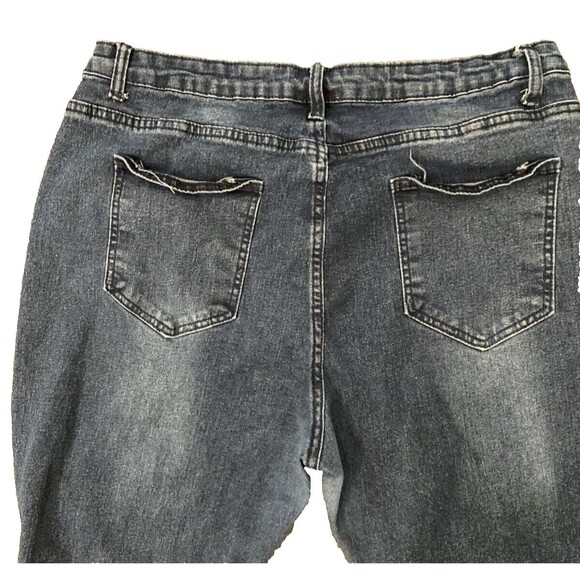 Falmer Heritage Bell Bottom Stretch Denim Jeans 2X-LARGE  Bohemian Bo Ho - Picture 5 of 7